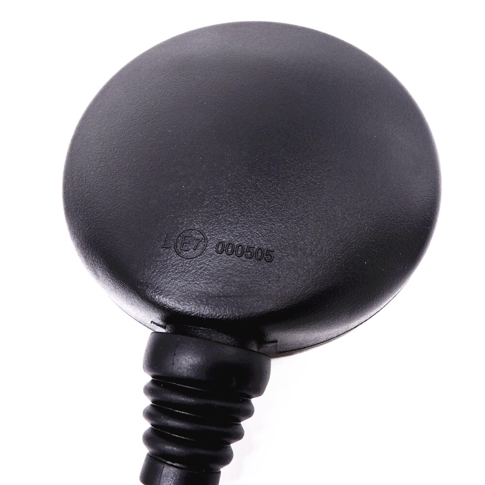 Sort universal anti-fald folde rundt spejl motorcykel sidespejle scooter e-cykel bakspejle bagside spejl 10mm
