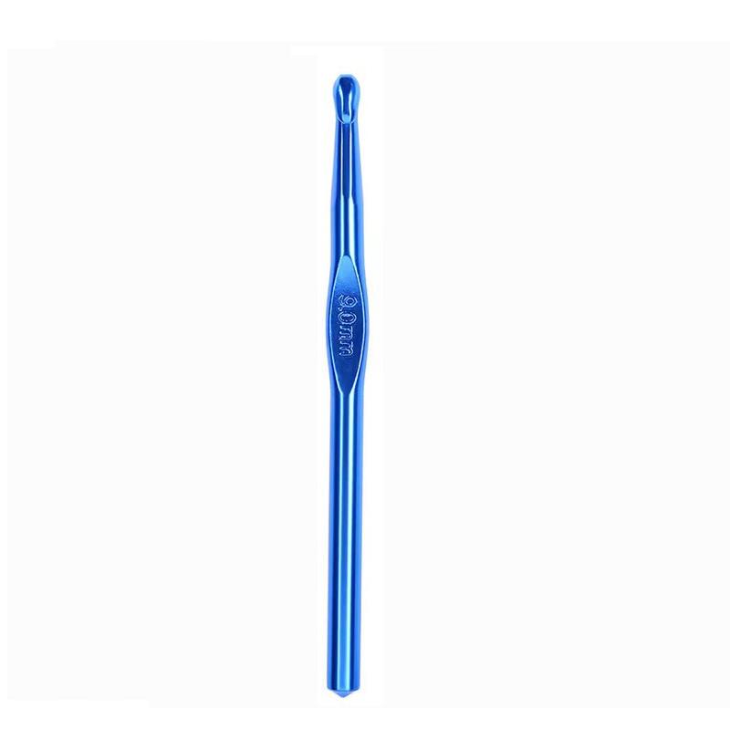 12Pcs Metaal/Houten/Plastic Handvat Haaknaald Breinaalden Set Haken Naald Tool Trui Breien Diy Ambachten: Transparant