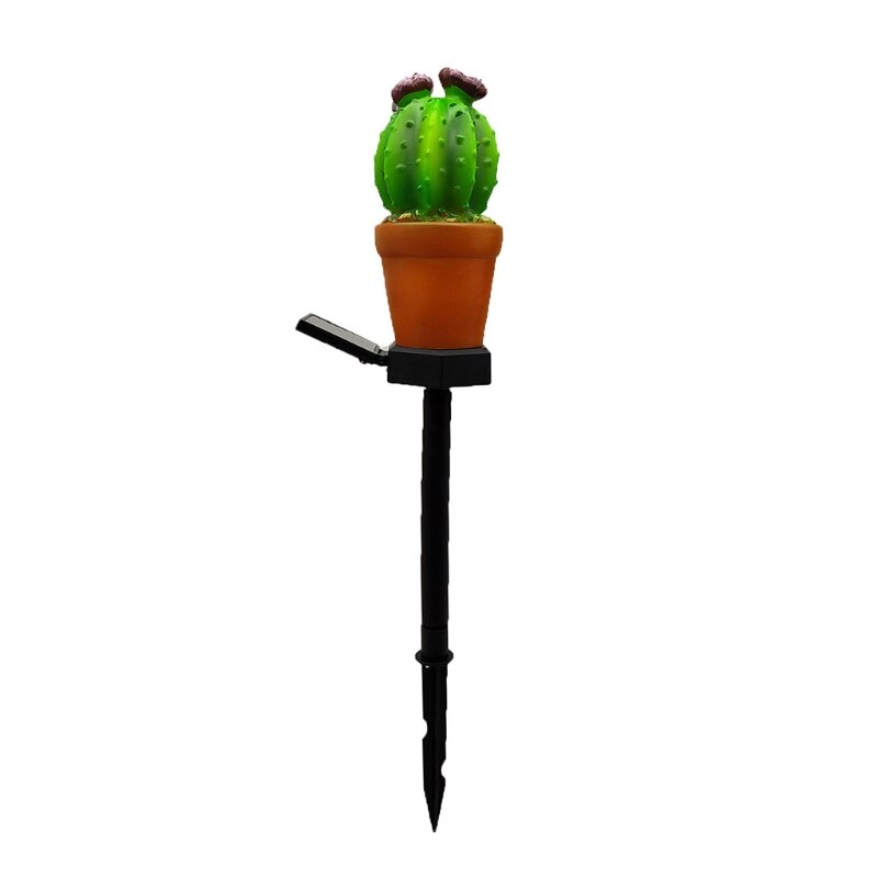 Led Solar Ground-inserting Lighting Statue Simulation Cactus Waterproof Outdoor Garden Lawn Pile Lamp: 1