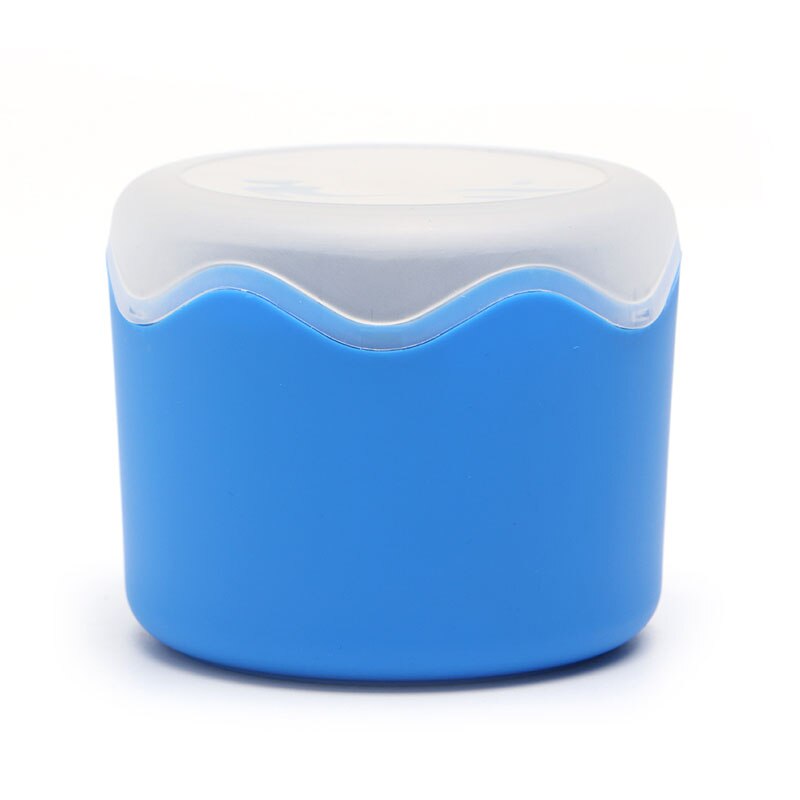 Caja de almacenamiento de reloj de pulsera de Color caramelo, caja de reloj individual de plástico con esponja, 1 unidad: Blue