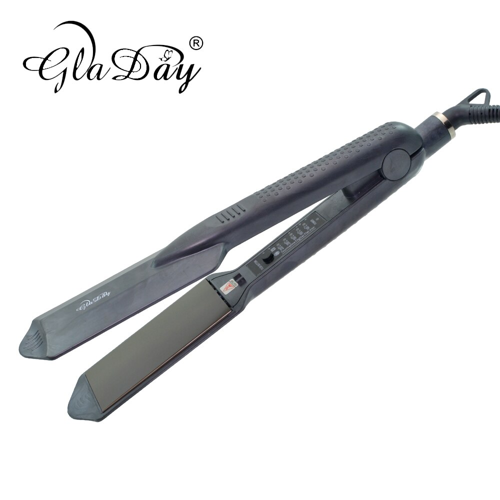 Fer à lisser nano-titane, fer plat, outils de coiffure pour salon, lisseur avec prise eu 100-240v: Nous