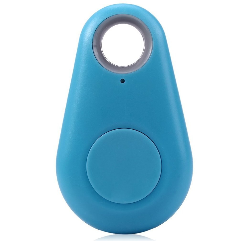 Smart trådlös 4.0 nyckel anti förlorad sökare tracker alarm gps locator trådlös positionering plånbok husdjursnyckel: Blå