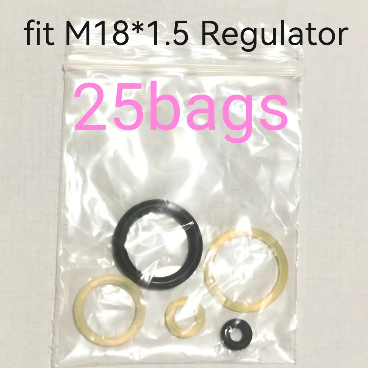 HPA Air Tank Regulator all O-Rings Polyurethane orings 10bags/25bags: 25 packs M18 1.5