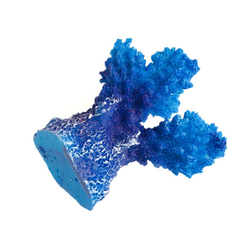 Aquarium Kunstmatige Hars Mini Coral Boom Onderwater Decoratie Landschap Decor Aquarium Blauw Koraal Ornamenten