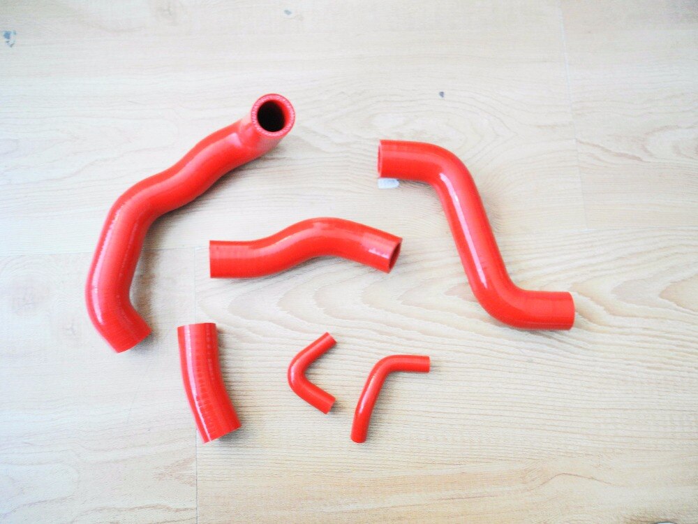 2zz Radiator ZZE123 ZZE131 Hose Kit 00-07 Red Silicone Radiator Hose For Toyota ...