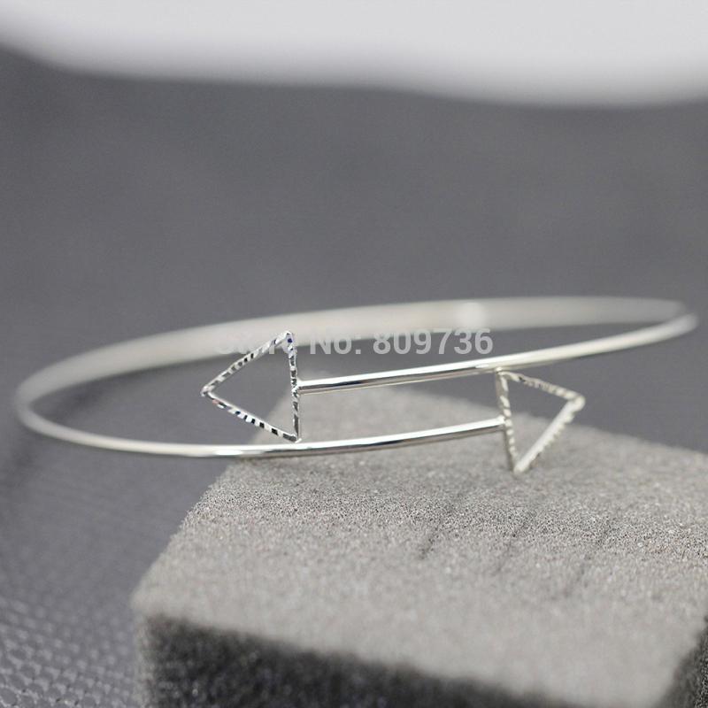 Nouvelle creux Triangle brassards bras supérieur brassard chaîne manchette Bracelet pour femmes filles or argent couleur Chic bijoux