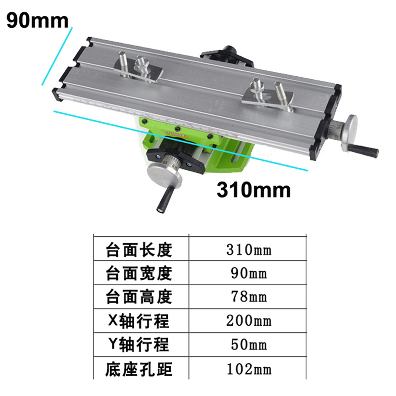 Installation of bench drill bracket Diy of precision cross slide table for mini multi-functional milling machine