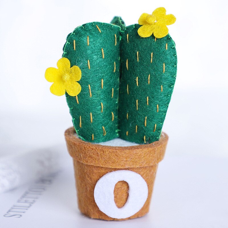 Suculentas hechas a mano, Kit de fieltro en maceta, proceso de multicapacidad no tejido, decoración para el hogar, fieltro DIY, paquete suculenta, pequeña maceta, plantas