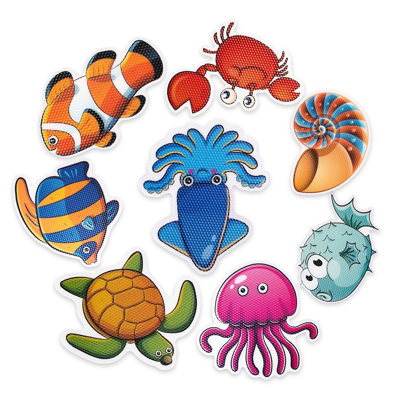 20 Pcs Anti Slip Stickers Leuke Sea Creature Antislip Stickers Bad Tattoos Bad Decals Adhesive Applicaties Voor Douche-
