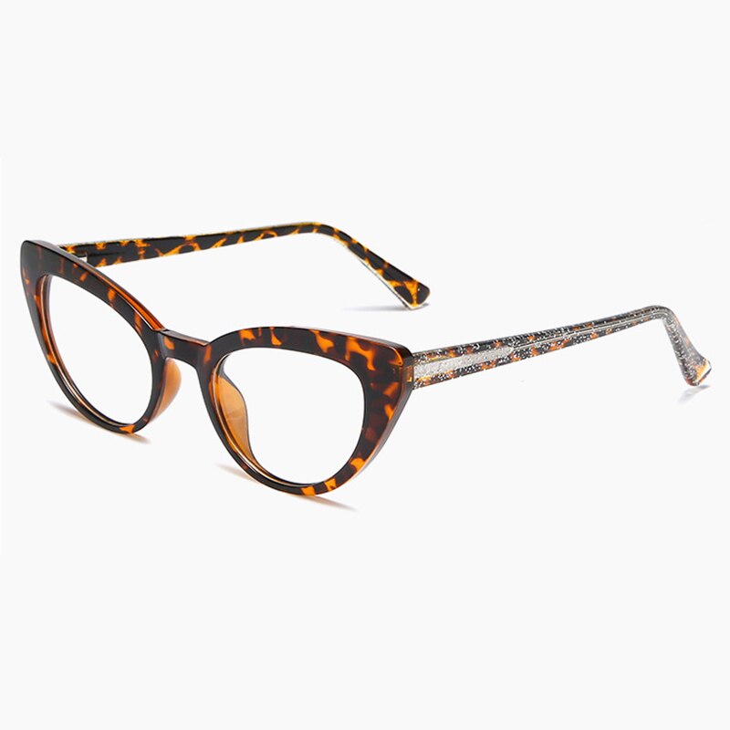 Women Cat-Eye Shape Styles Anti-Blue Ray Digital Device Protection Eyeglasses Frame for Female Eyewear Prescription