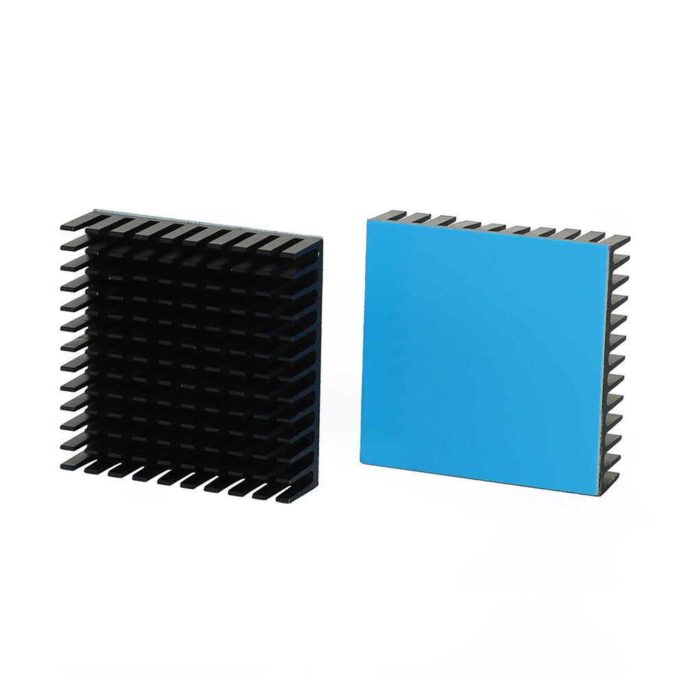 3DSWAY 3D Imprimante Pièces Radiateur En Aluminium De Refroidissement Dissipateur De Chaleur Radiateur Dissipation thermique pour Nema17 42 Moteur pas à pas 40x40x11mm