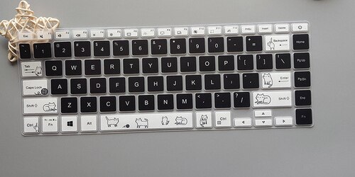 Pokrywa klawiatury do laptopa 14-calowy ASUS A Bean Adolbook 14s klawiatura membrana A Bean 14 Laptop folia ochronna silikonowy rękaw: type11