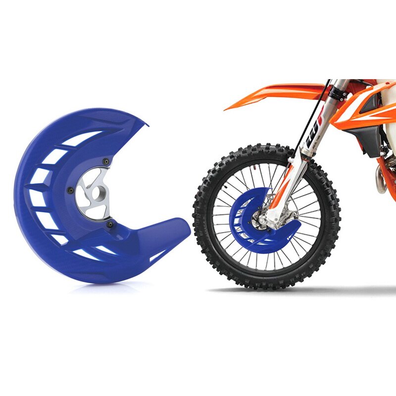 Moottoripyörän etujarrulevyn suojus ktm 125 150 250 300 450: Sininen
