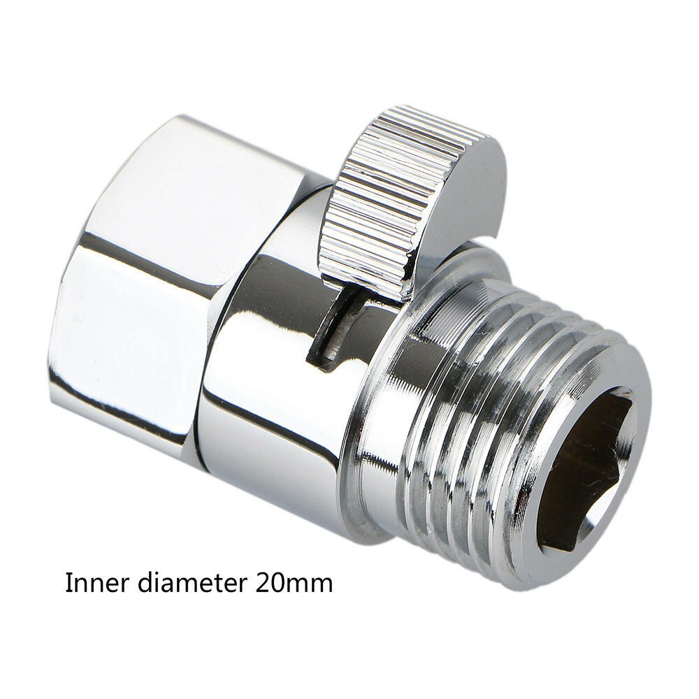 Full Brass Flow Quick Control Valve Shower Switch Shut-OFF Water Control Valve For Shower Head Hand Water Saver