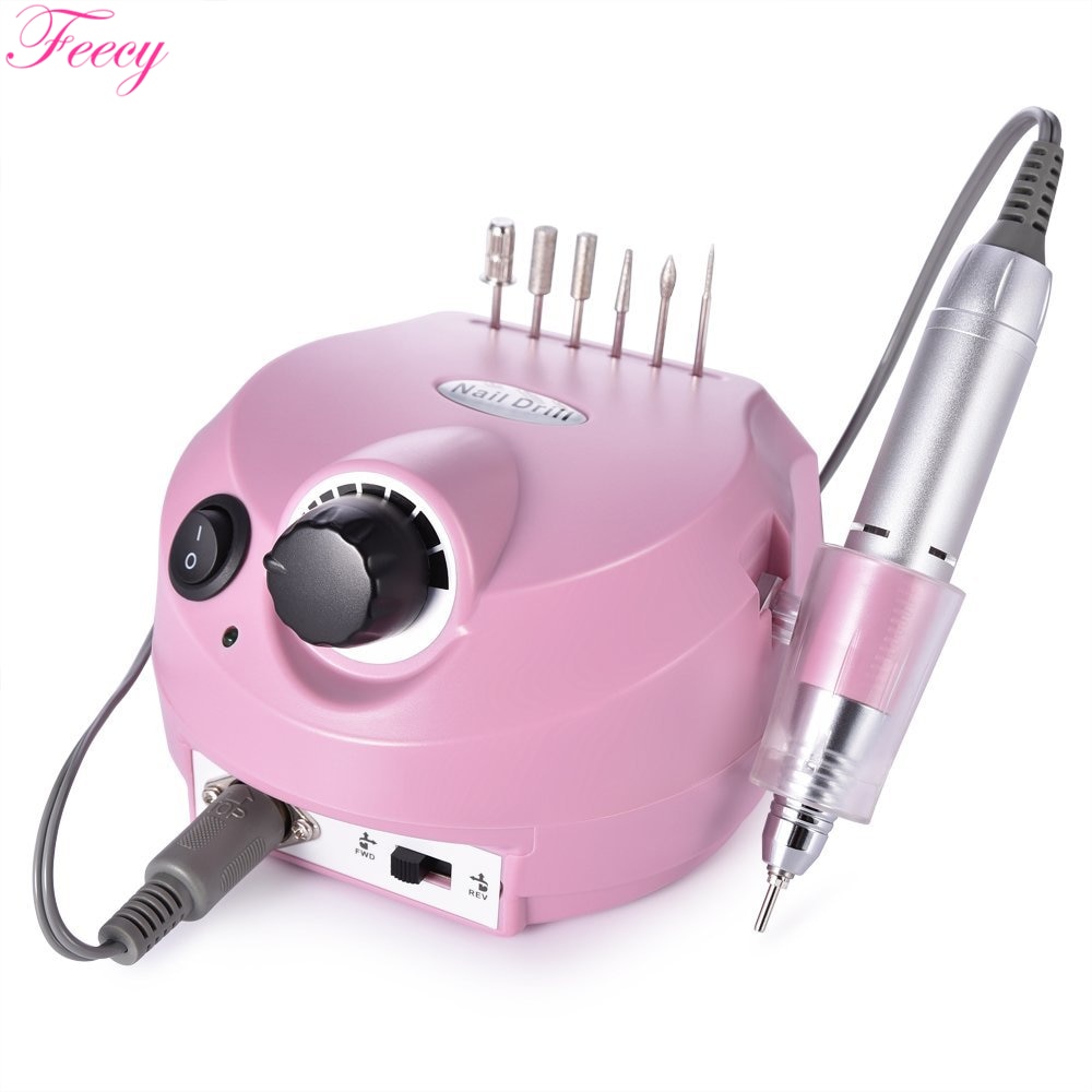 Manicure En Pedicure Frezen Elektrische Machine Voor Nagel Elektrische Nagel Boor Molen Apparatuur Voor Manicure Nail Art Machine Feecy