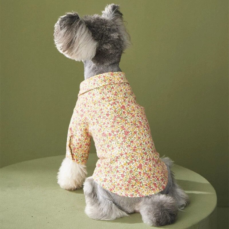 Ubranka dla psa sznaucer pomorska jesienna koszulka dla zwierząt dla małych psów koszula pudel York Dog koszulki Bichon strój francuski kostiumy