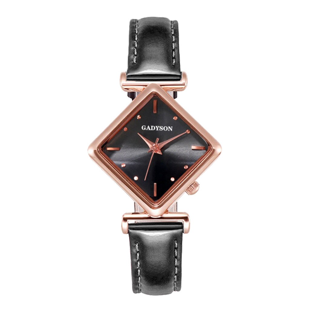 Gadyson Vrouwen Horloges Sleek Minimalistische Horloge Vrouwen Geometrische Vierkante Gradiënt Matte Dames Quartz Horloge Casual Horloges