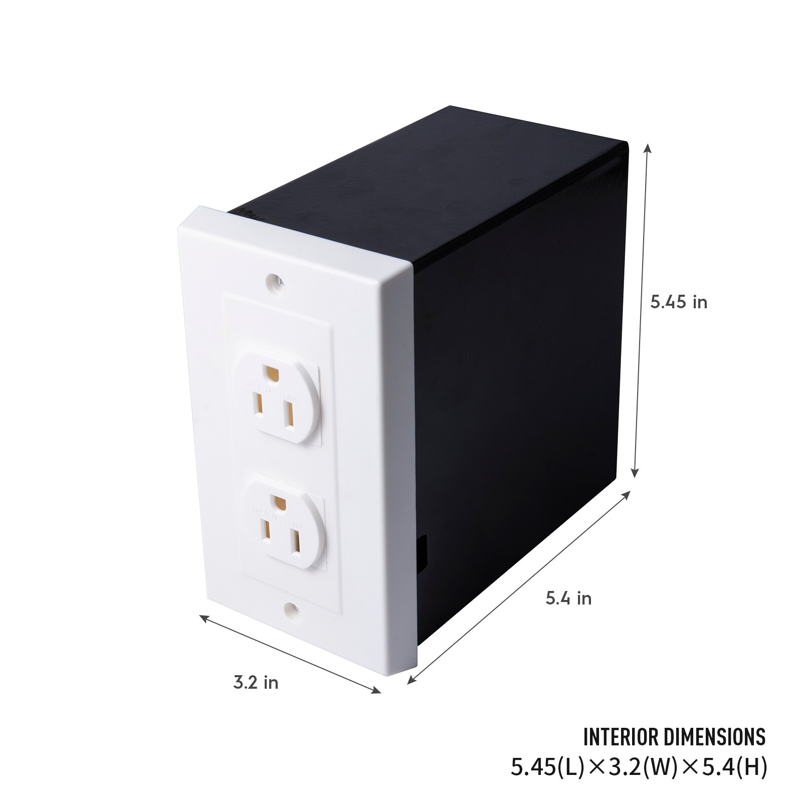 Imitation Double US Plug American Standard Socket Wall Safe Security Secret Hidden Stash Box