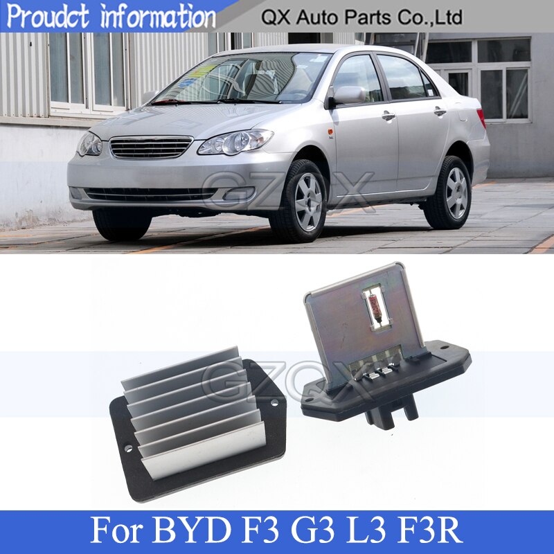 CAPQX soplador de aire controlador velocidad acondicionado calentador de resistencia para BYD F3 G3 L3 F3R ajuste automático de la resistencia