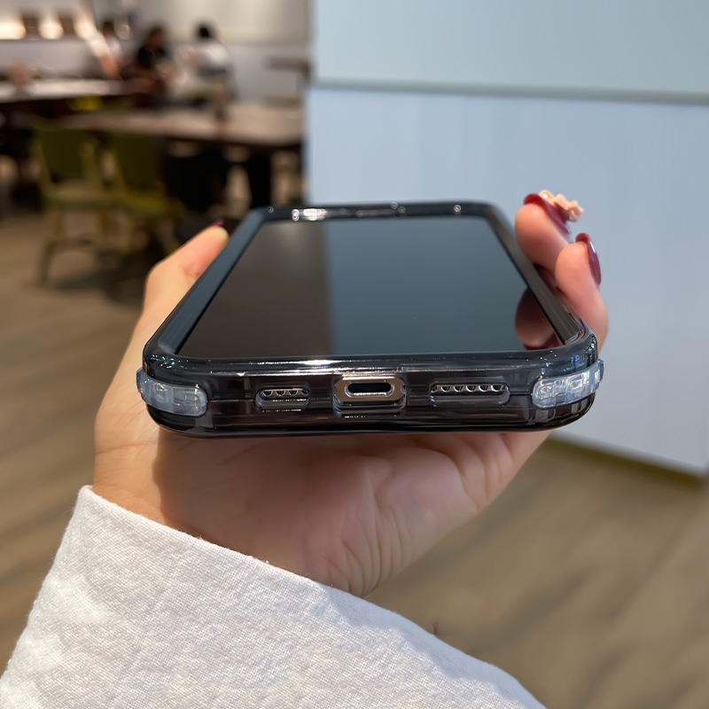 2 In 1 Transparant Dik Frame Robuust Telefoonhoesje Voor Iphone 15 14 13 12 11 Pro Max Volledige Dekking Schokbestendige Harde Pantser Achterkant