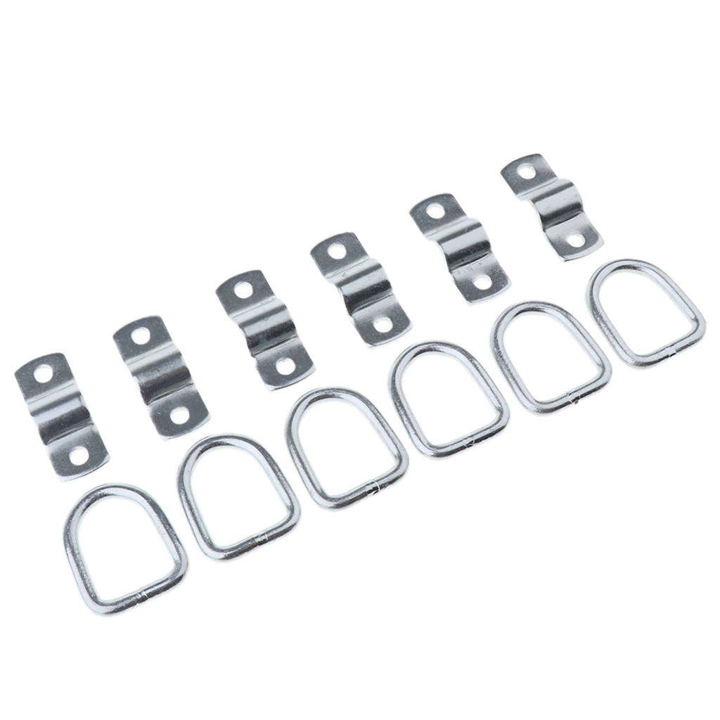 D Ring ,Tie Down Anchor 6 Pk Surface Mount Breaking Strength Super Strong