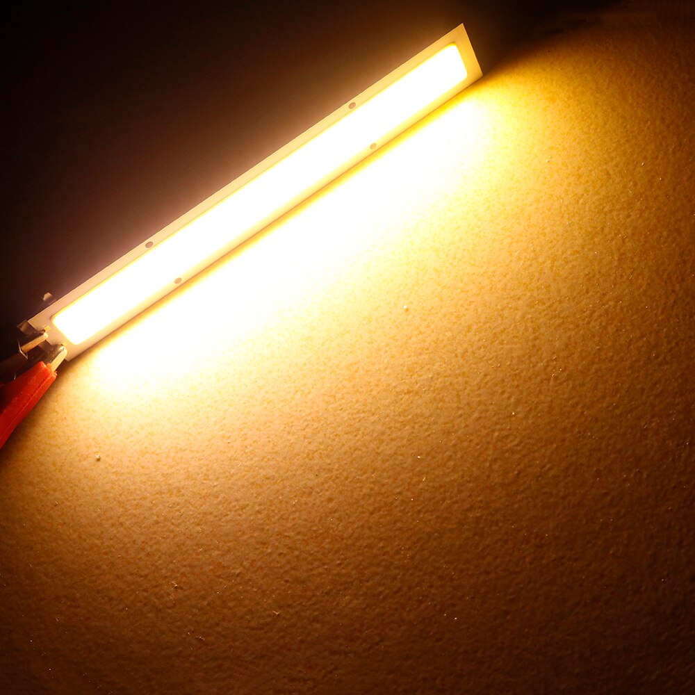 Led chip 12v cob panel strip lys 10w led lyskilde til bil lampe spotlight gulvbelysning pære varm hvid ren hvid jq