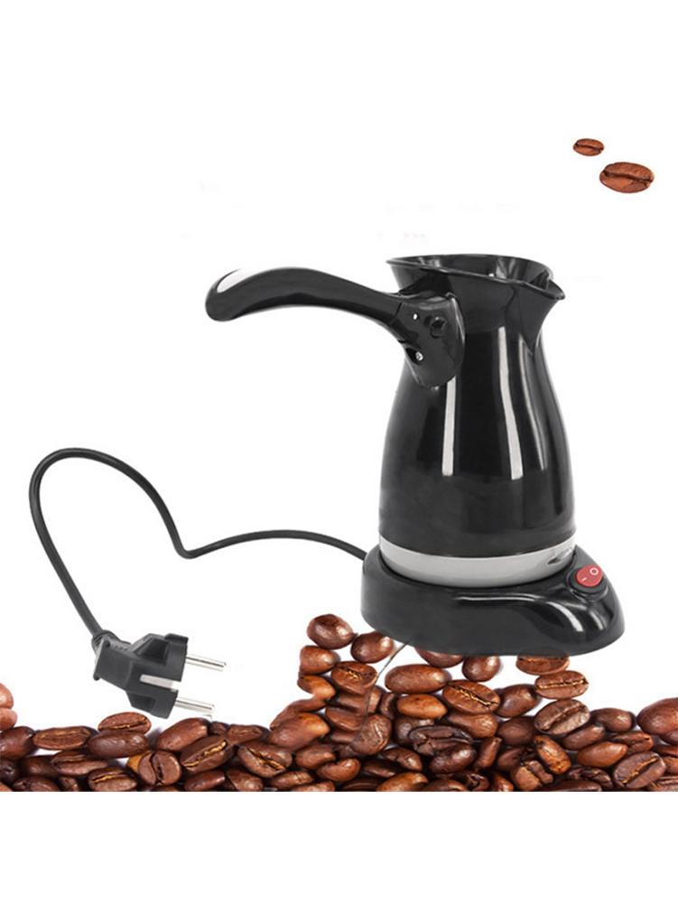 600w elektrisk kaffebryggare i rostfritt stål kalkon kaffemaskin bärbar tekanna hemmakontor vattenkokare för att göra kaffe verktyg 220v