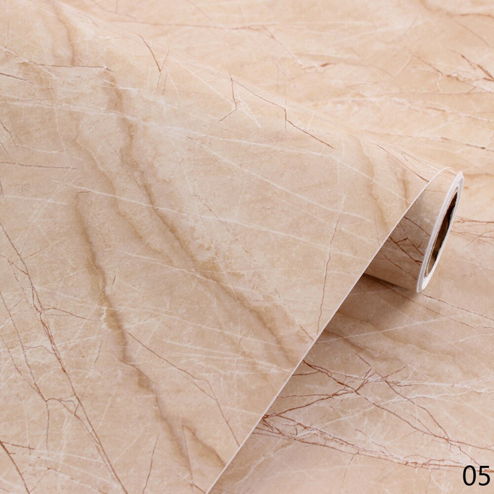 60*100cm PVC Marble Waterproof Contact Paper Self Adhesive Wallpaper Decor Film Kitchen Cabinet Countertop Furniture Sticker: Apollo Yellow