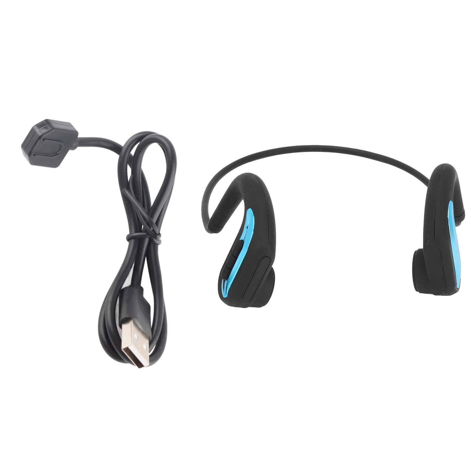 Bluetooth-hörlurar benledningshörlurar  ip68 vattentäta trådlösa bluetooth-headset för simning hörlurar simheadset