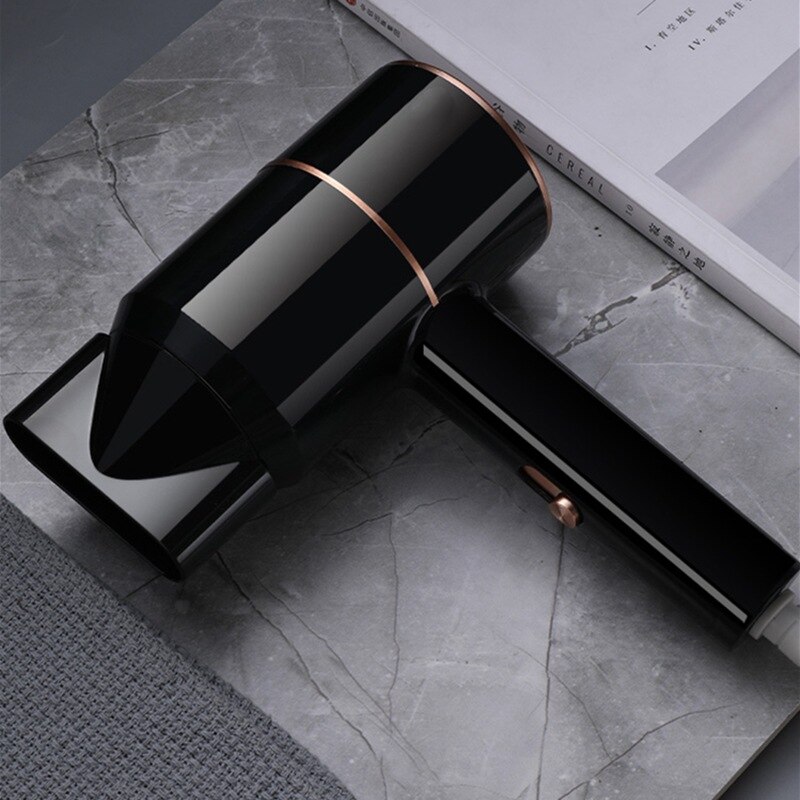 European and American hair dryer silent explosion models hair dryer negative ion hair dryer household appliances: BLACK