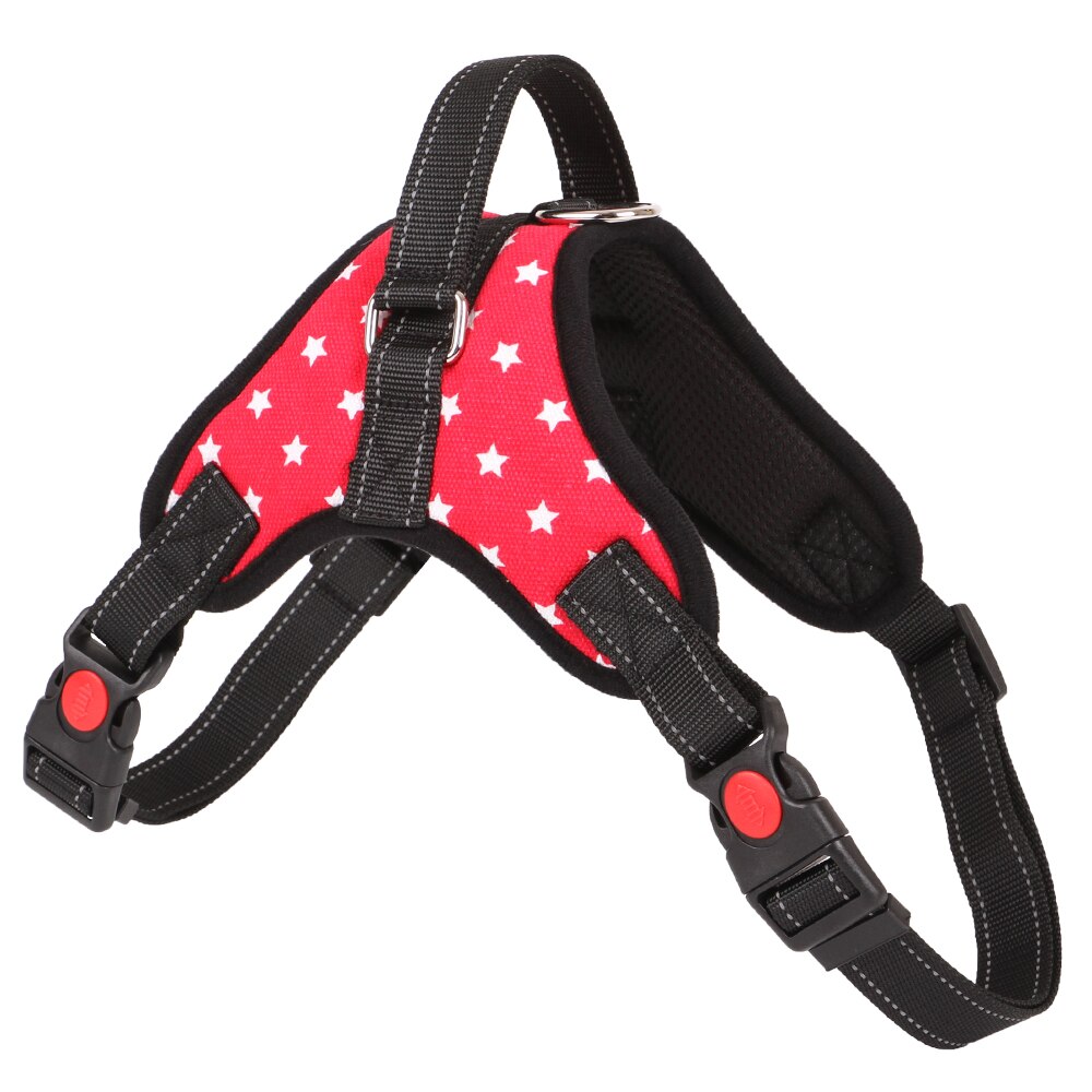 Papipet Harnassen Hond Verstelbare Ademend Mesh Lichtgewicht Pet Hond Controle Halsband Accessoires: Rose Red / S