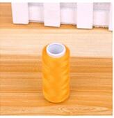 A Roll 200yards/Roll Home Sewing Machine Line Color Polyester Line Garment Sewing Thread Hand Sewing Thread Coarse Sewing Line: Yellow