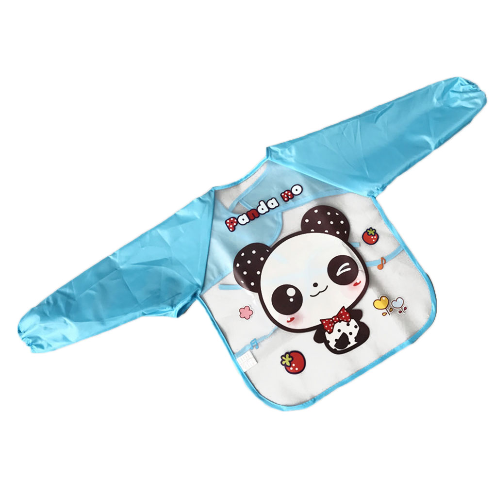 Baby Lätzchen Wasserdicht Kind Essen Kleidung kinder Langen Ärmeln Fütterung Kittel Bib Baby Schürze Bandana Lätzchen baby lätzchen neugeborenen