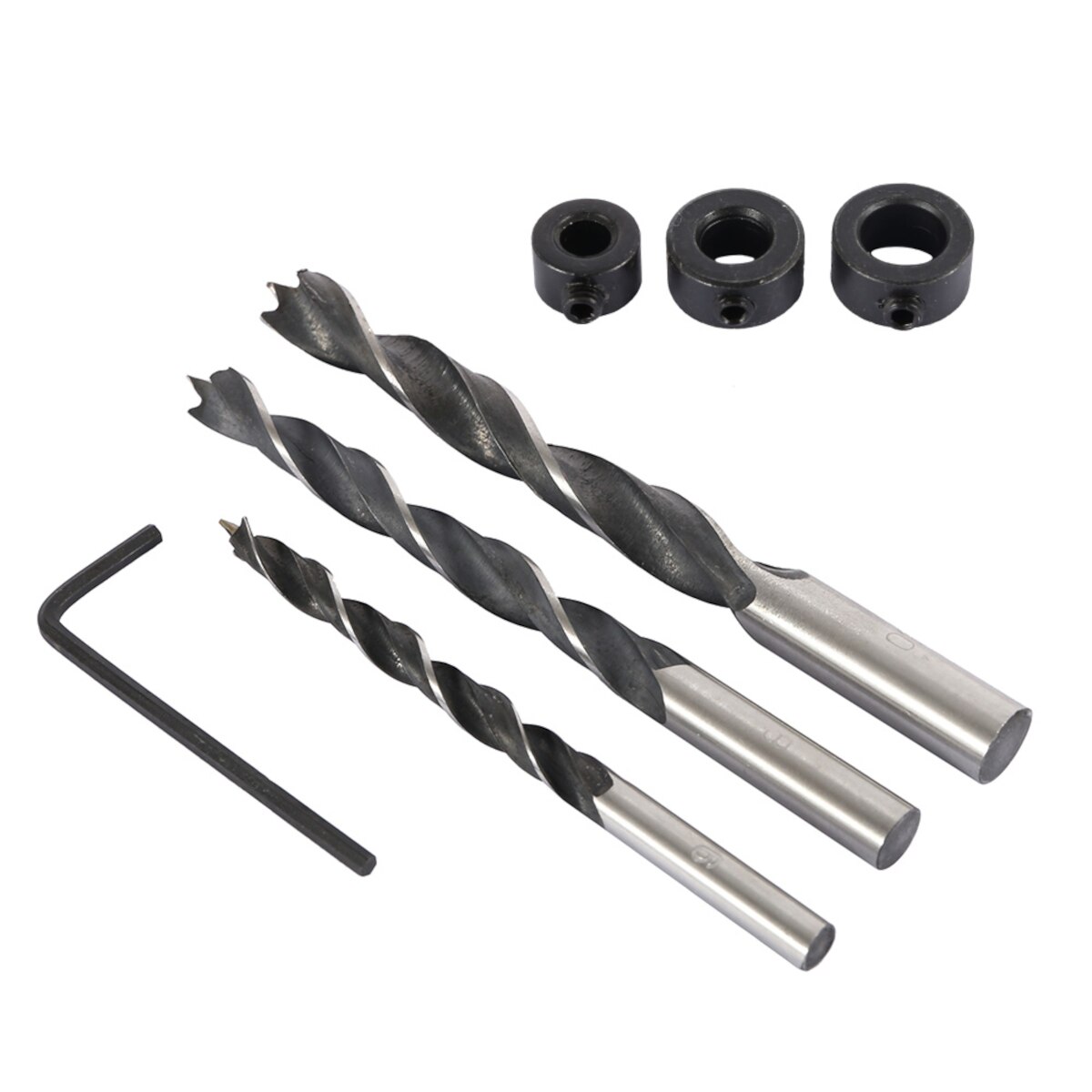 15Pcs Woodworking Pocket Hole Jig Kit 15 Degress Oblique Hole Locator Drill Guide Set Hole Puncher Carpentry Toos