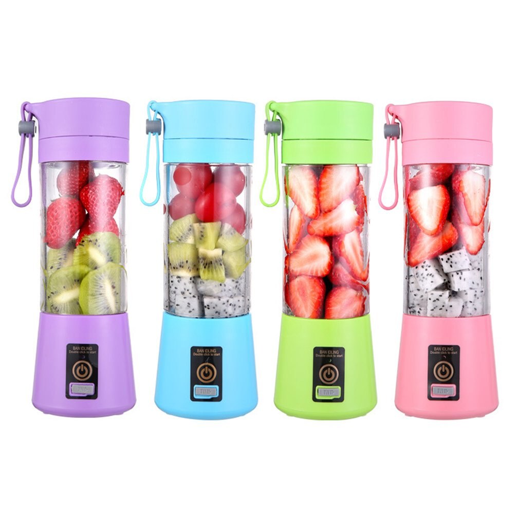 Blender Mixer Juicer Blender Sap Maker 2 Blades Draagbare Blend Usb Oplaadbare Mini Sap Machine Smoothie Maker
