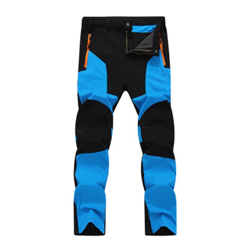 Wolfonroad heren snel drogende broek elasticiteit waterdicht winddicht sportbroek wandelen kamperen broek lente heren broek l-qzkys -001: Blauw / Ik
