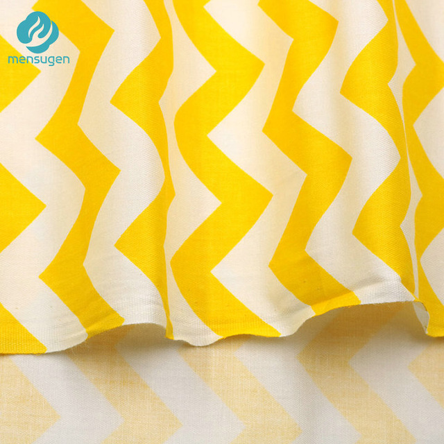 Mensugen crown chevron 100%  bomullstyg meter för patchwork quiltning baby sängkläder spjälsäng filt sömnad material: 15