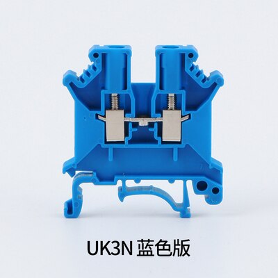 UK5N Electrical Conductor Terminal Block Connector UK-5N: Blue