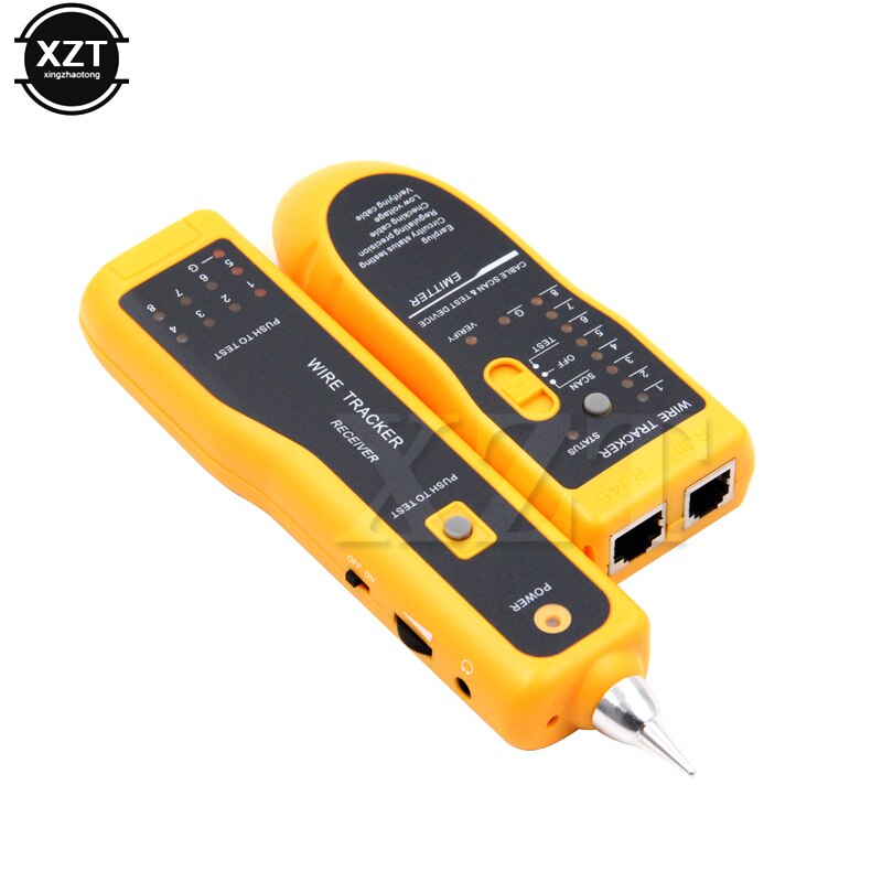 RJ11 RJ45 Cat5 Cat6 Telephone Wire Tracker Tracer Toner Ethernet LAN Network Cable Tester Detector Line Finder