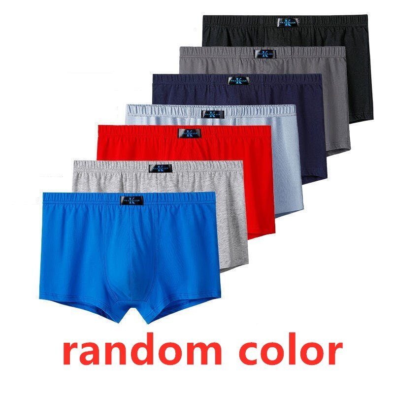 Boxer Mens Underwear Men Cotton Underpants Male Pure Men Panties Shorts Underwear Boxer Shorts cotton 5PCS: 5XL