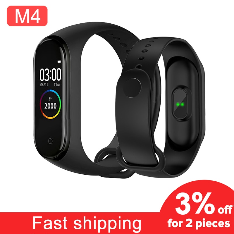 M4 Sport Armband Smart Band 4 Stappenteller Hartslag Fitness Tracker Bluetooth Wirstband Waterdichte Smartband Voor Mi Xio Mi Xiaomi
