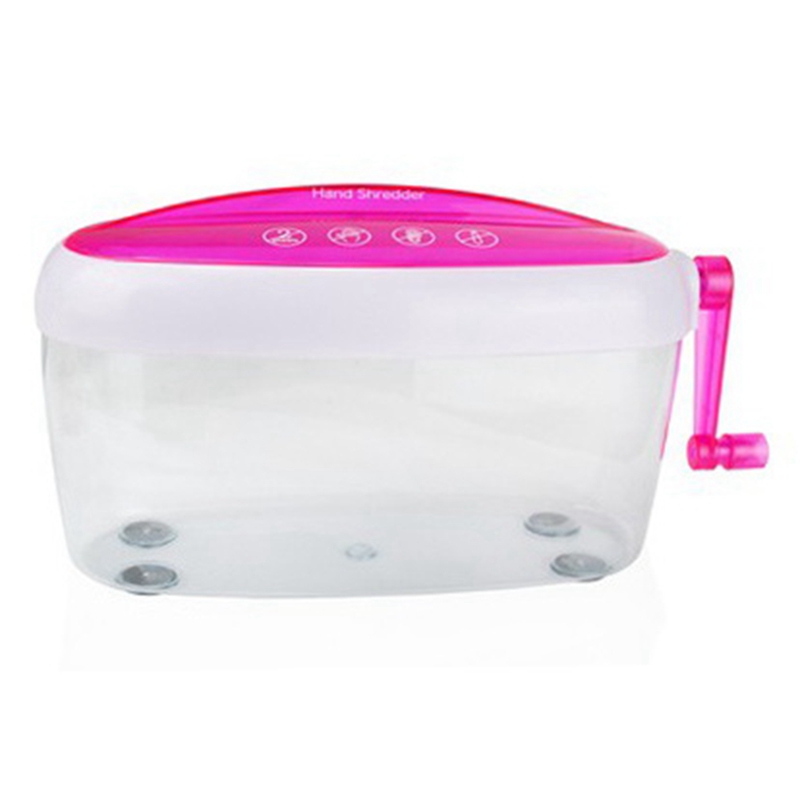 Mini Manual Small Portable Paper Shredder Applicable A4 Paper Cutting Tool Home Office Desktop Stationery