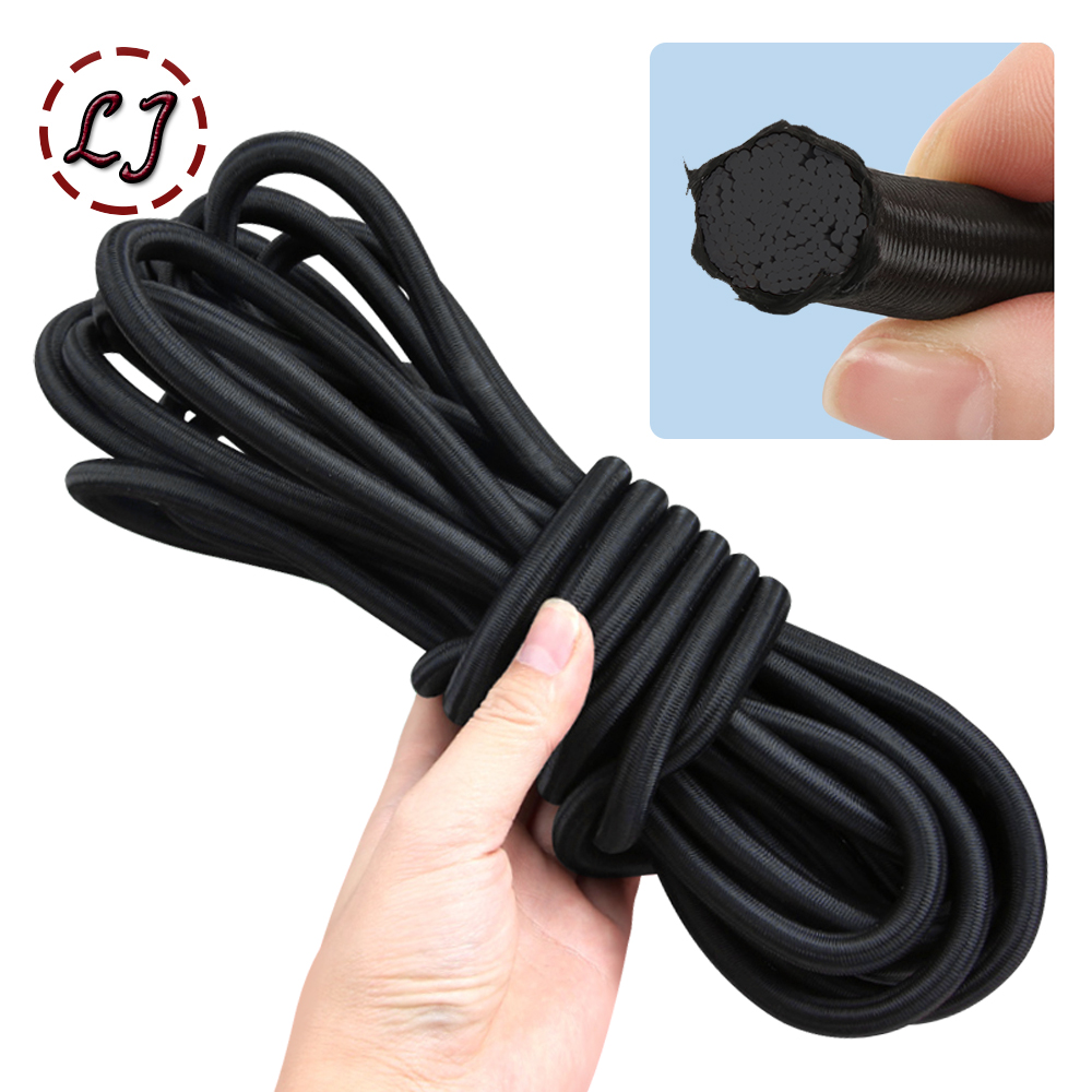 4mm-10mm Strong Elastic Rope Bungee Shock Cord Stretch String For DIY Jewelry Making Outdoor Project Tent Kayak Boat Backage