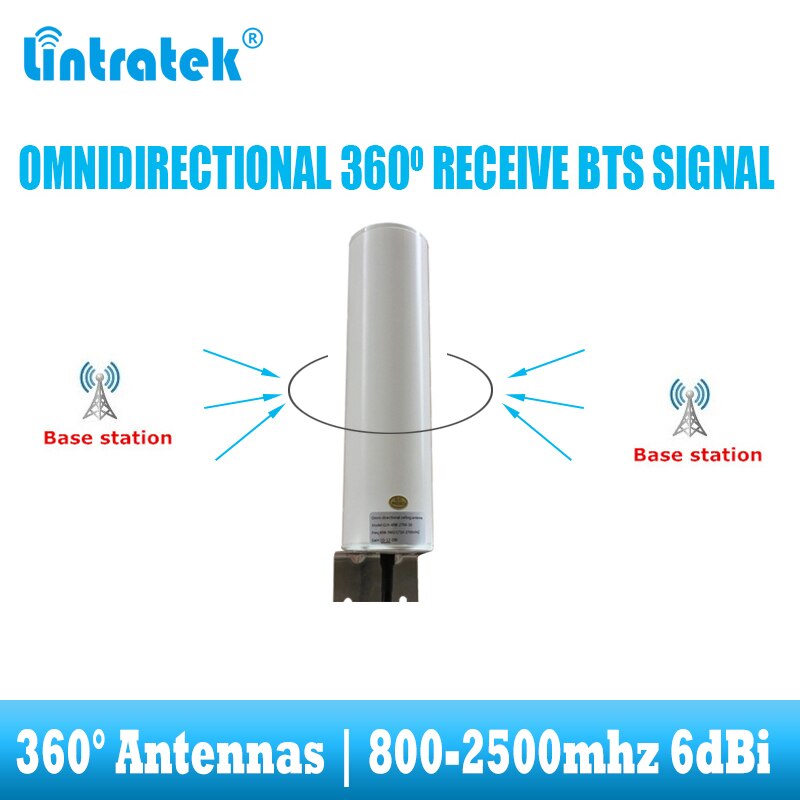 Lintratek 2G 3G 4G Omnidirektionale draussen antenne 360 ° fangen Signal für zellular praktisch Signal Booster GSM LTE WCDMA
