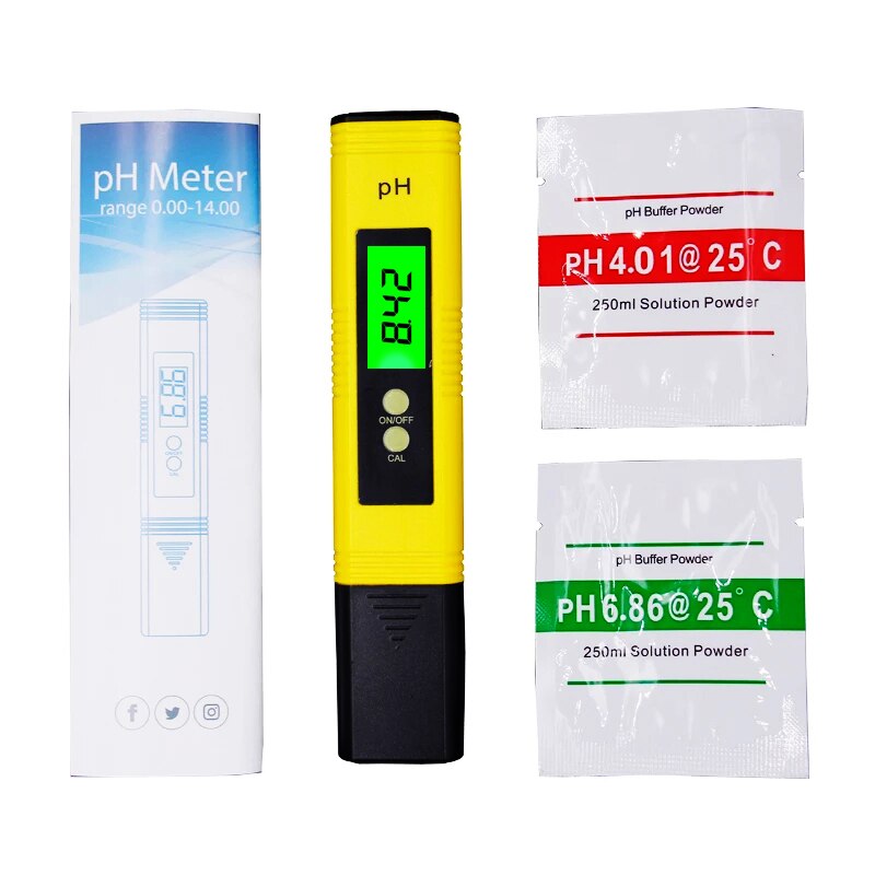 Medidor de ph digital ec detector tds tester orp medidores acidez teste condutividade monitor qualidade da água analisador para hidroponia piscina: A with backlight