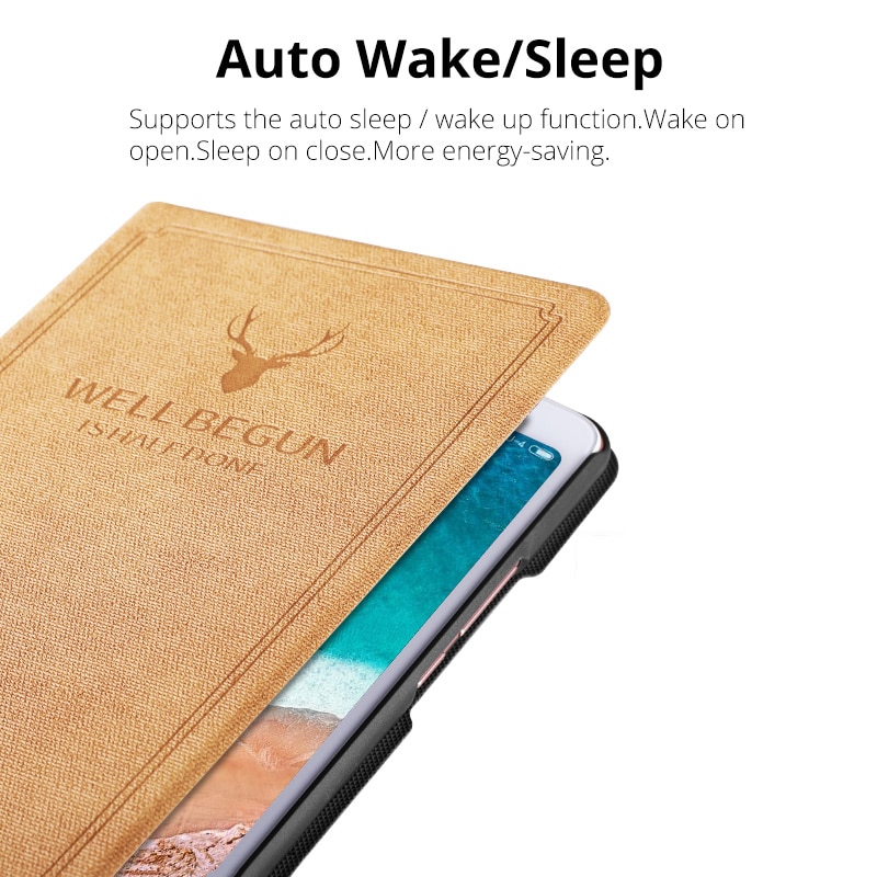 Para Xiaomi Mi Pad 4 8,0 Tablet Funda Ultra ajustado Retro plegable Flip Stand de cuero de la PU cubierta inteligente para Xiaomi MiPad 4 8
