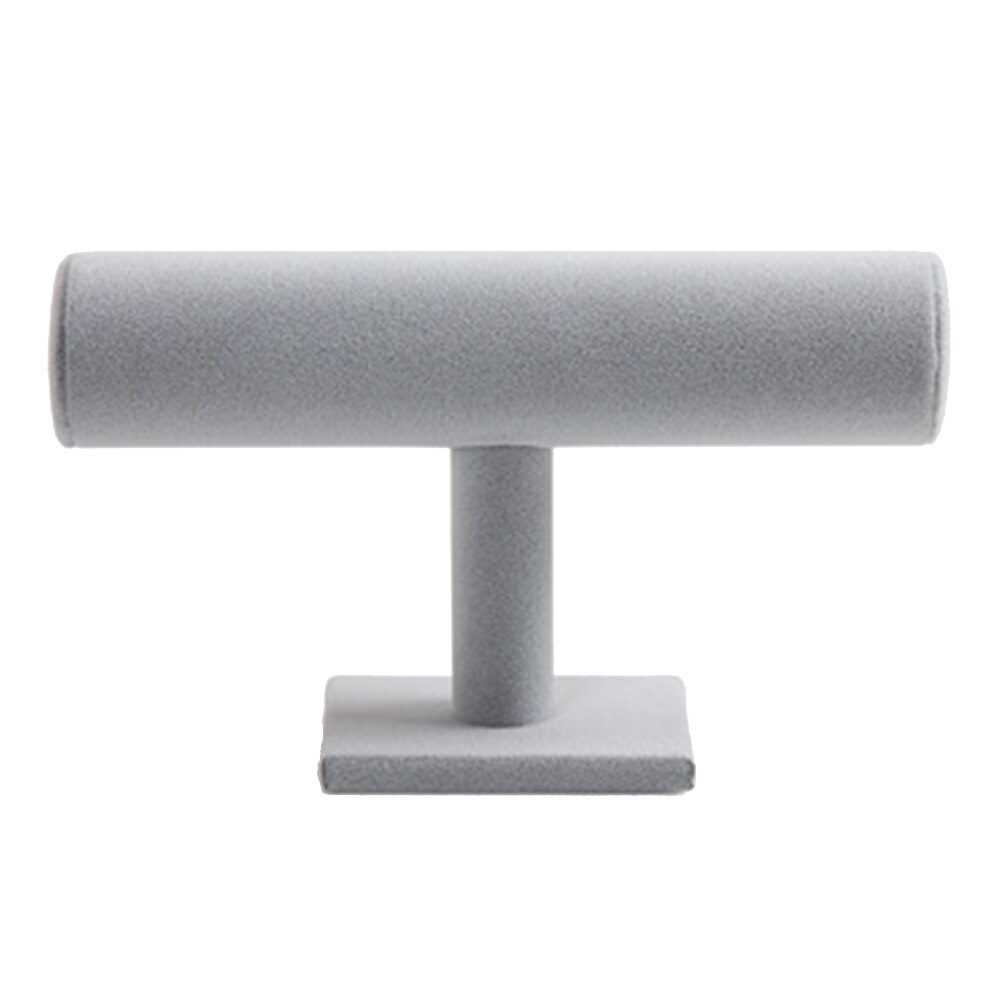 Velvet Jewelry Display Racks Bracelet Bangle Watch Stoarge Racks Jewelry Organizer Display Stand Holder Rack Jewelry Packaging: Grey
