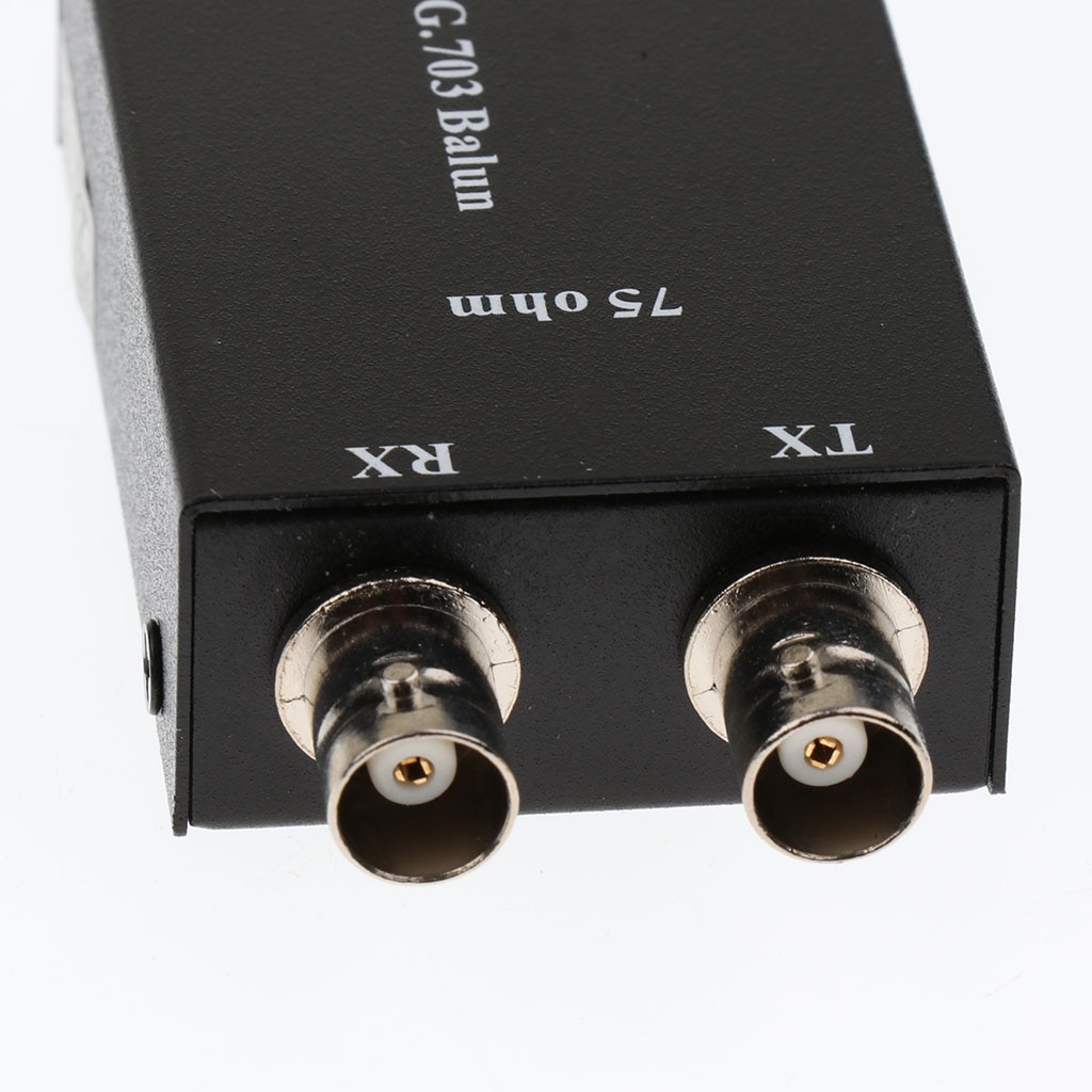 Convertisseur de média BNC vers RJ45 de supérieure coaxial vers Ethernet adaptateur Balun vidéo ITU/CCITT G.703