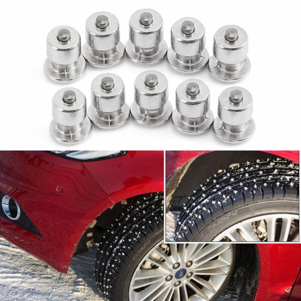 Boulons à vis pour pneus de voiture, 8x10mm, 100 pièces, clous de neige, roue d'hiver, accessoires pour voiture, moto, SUV, ATV, camion
