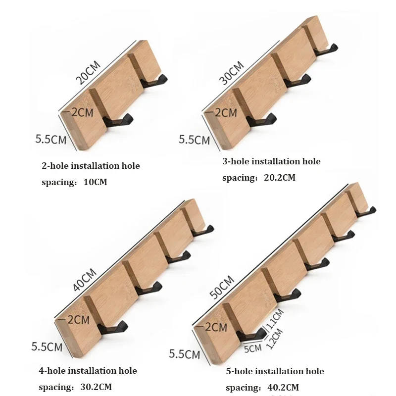 Holz unsichtbaren Badezimmer haken kreative Aluminium weiß schwarz Zauberstab Tür schlüssel Aufbewahrung KleiderbüGel Mantel Handtuch Halfter 3 4 5 Haken